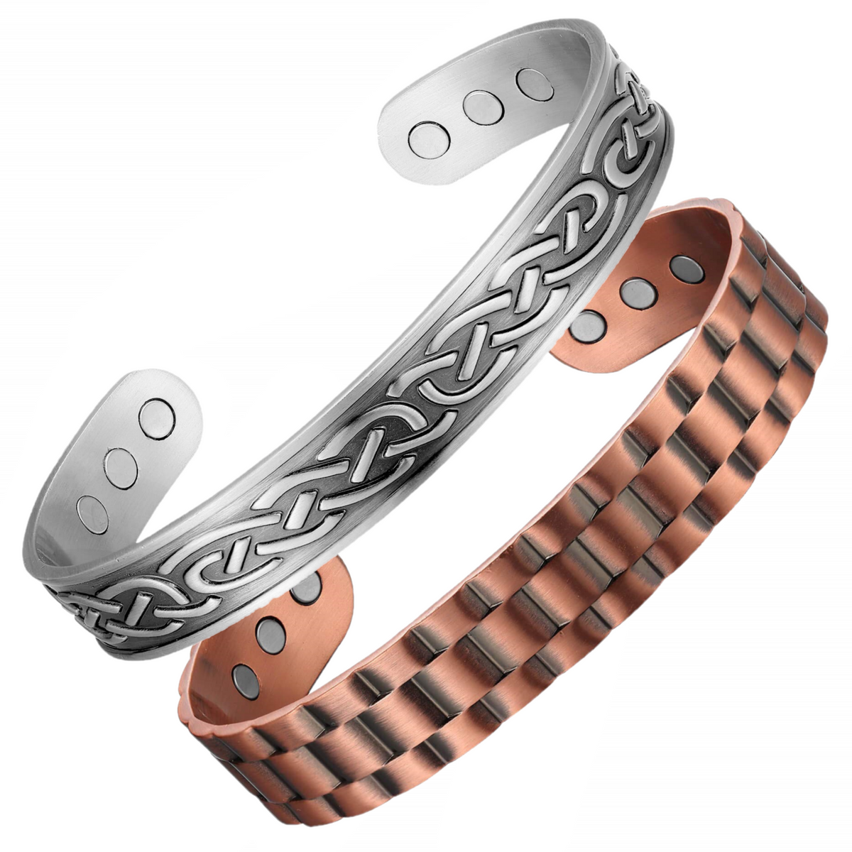 磁気ブレスレット メンズ |Magnetic Copper Bracelet for Men Magnetic