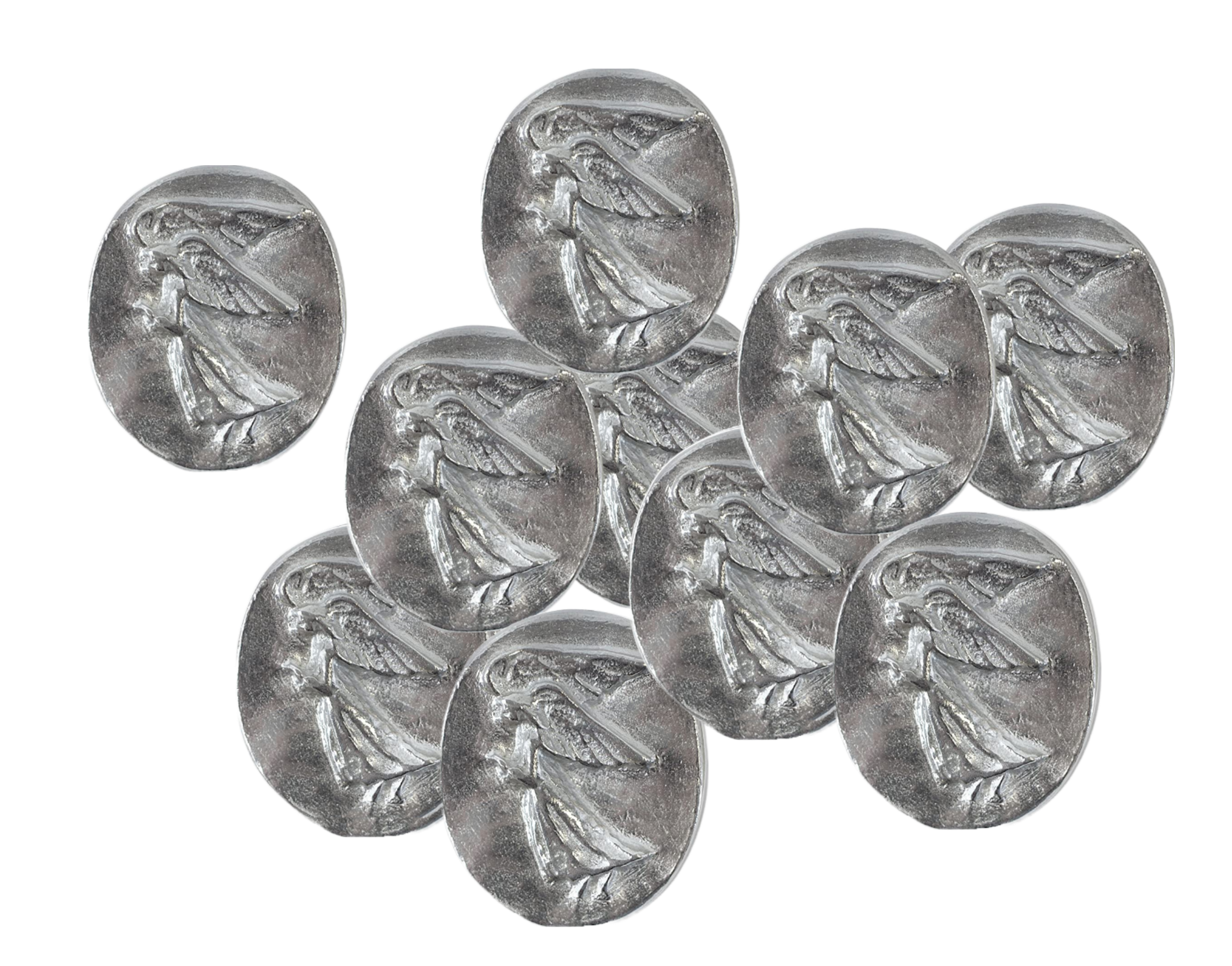 Earth Therapy - Value 10 Pack - Pocket Guardian Angel Coins with Serenity  Prayer Cards - Token Charm for Wallet or Car - Blessing Gift for Yourselves 